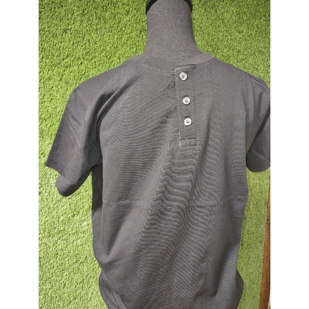 NWT Kenneth Cole Men's  3 Button T Shirt Black Medium